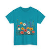Wildflowers, Graphic T-Shirts for Women, Floral Shirt, Womens Short Sleeve, Ladies Graphic Tees #5111TTS