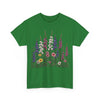 Wildflowers, Graphic T-Shirts for Women, Floral Shirt, Womens Short Sleeve, Ladies Graphic Tees #5124TTS
