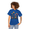 Wildflowers and Yellow Roses, Graphic T-Shirts for Women, Floral Shirt, Womens Short Sleeve, Ladies Graphic Tees #5026TTS