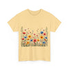 Wildflowers, Graphic T-Shirts for Women, Floral Shirt, Womens Short Sleeve, Ladies Graphic Tees #5106TTS