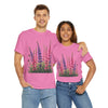Wildflowers, Graphic T-Shirts for Women, Floral Shirt, Womens Short Sleeve, Ladies Graphic Tees #5119TTS