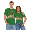 Wildflowers and Orange Roses, Graphic T-Shirts for Women, Floral Shirt, Womens Short Sleeve, Ladies Graphic Tees #5047TTS