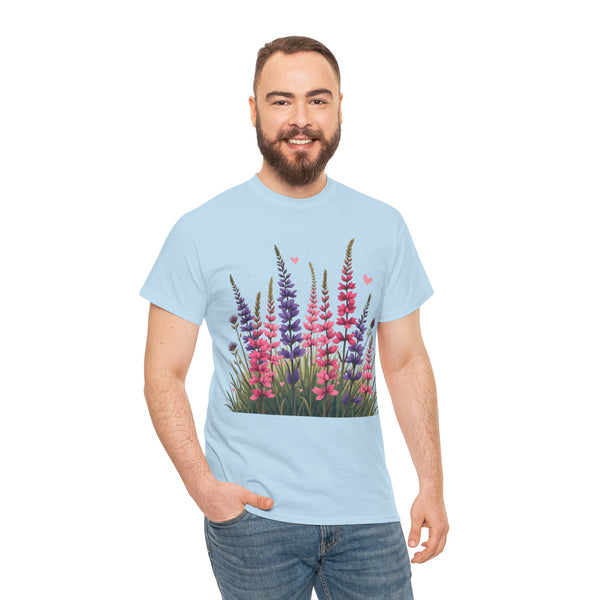 Wildflowers, Graphic T-Shirts for Women, Floral Shirt, Womens Short Sleeve, Ladies Graphic Tees #5119TTS