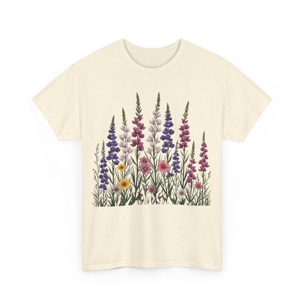 Wildflowers, Graphic T-Shirts for Women, Floral Shirt, Womens Short Sleeve, Ladies Graphic Tees #5124TTS
