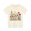 Wildflowers, Graphic T-Shirts for Women, Floral Shirt, Womens Short Sleeve, Ladies Graphic Tees #5116TTS