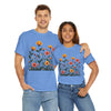 Wildflowers and Yellow Roses, Graphic T-Shirts for Women, Floral Shirt, Womens Short Sleeve, Ladies Graphic Tees #5026TTS