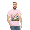 Wildflowers, Graphic T-Shirts for Women, Floral Shirt, Womens Short Sleeve, Ladies Graphic Tees #5108TTS