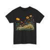 Wildflowers and Yellow Roses, Graphic T-Shirts for Women, Floral Shirt, Womens Short Sleeve, Ladies Graphic Tees #5028TTS