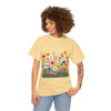Wildflowers, Graphic T-Shirts for Women, Floral Shirt, Womens Short Sleeve, Ladies Graphic Tees #5108TTS