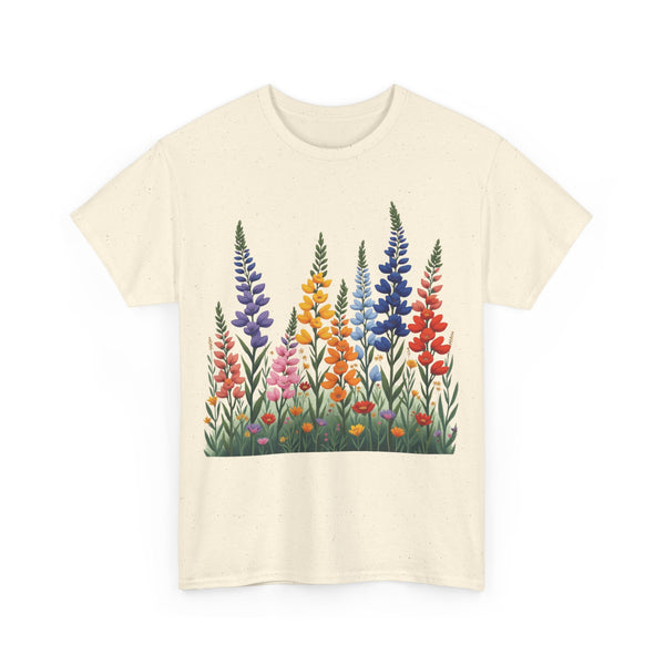 Wildflowers, Graphic T-Shirts for Women, Floral Shirt, Womens Short Sleeve, Ladies Graphic Tees #5120TTS