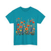 Wildflowers, Graphic T-Shirts for Women, Floral Shirt, Womens Short Sleeve, Ladies Graphic Tees #5105TTS