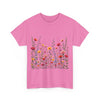 Wildflowers, Graphic T-Shirts for Women, Floral Shirt, Womens Short Sleeve, Ladies Graphic Tees #5103TTS