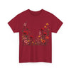 Wildflowers and Red Roses, Graphic T-Shirts for Women, Floral Shirt, Womens Short Sleeve, Ladies Graphic Tees #5033TTS
