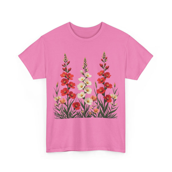 Wildflowers, Graphic T-Shirts for Women, Floral Shirt, Womens Short Sleeve, Ladies Graphic Tees #5123TTS
