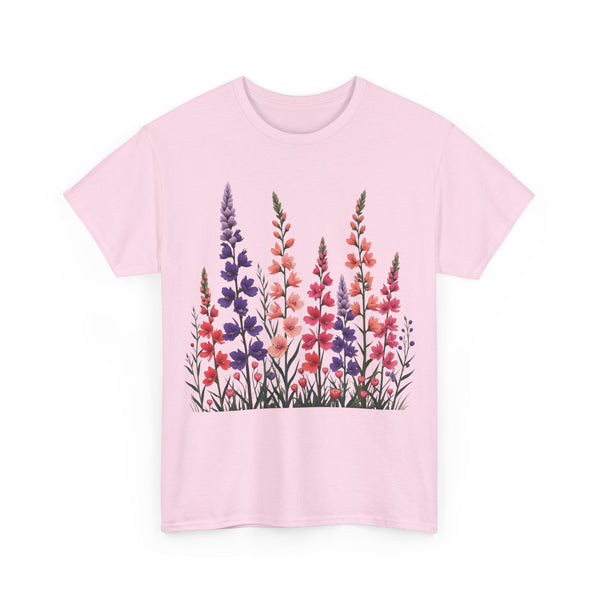 Wildflowers, Graphic T-Shirts for Women, Floral Shirt, Womens Short Sleeve, Ladies Graphic Tees #5118TTS