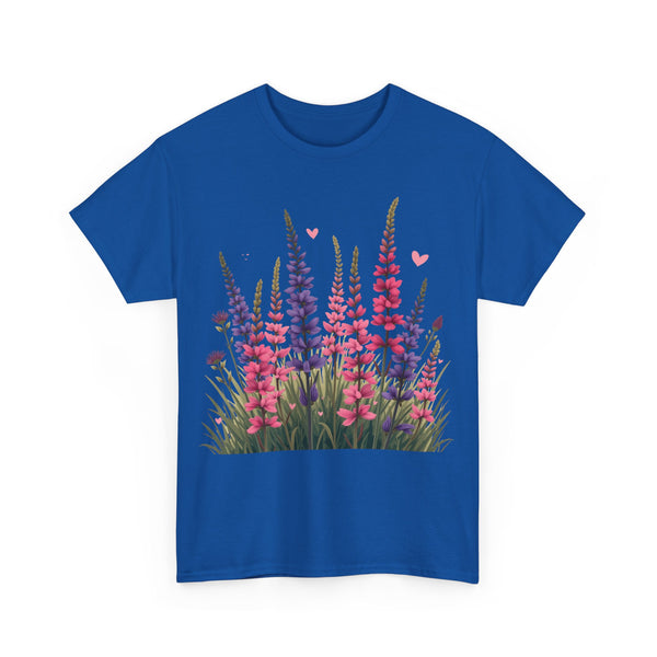 Wildflowers, Graphic T-Shirts for Women, Floral Shirt, Womens Short Sleeve, Ladies Graphic Tees #5119TTS