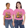 Wildflowers and Pink & Yellow Roses, Graphic T-Shirts for Women, Floral Shirt, Womens Short Sleeve, Ladies Graphic Tees #5150TTS