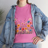Wildflowers, Graphic T-Shirts for Women, Floral Shirt, Womens Short Sleeve, Ladies Graphic Tees #5106TTS