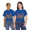 Wildflowers, Graphic T-Shirts for Women, Floral Shirt, Womens Short Sleeve, Ladies Graphic Tees #5105TTS