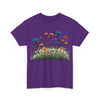 Wildflowers and Blue Roses, Graphic T-Shirts for Women, Floral Shirt, Womens Short Sleeve, Ladies Graphic Tees #5050TTS