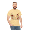 Wildflowers and Red Roses, Graphic T-Shirts for Women, Floral Shirt, Womens Short Sleeve, Ladies Graphic Tees #5033TTS