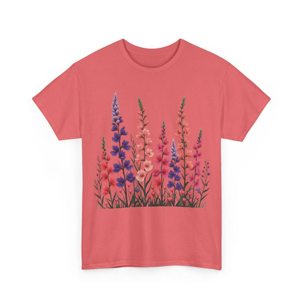 Wildflowers, Graphic T-Shirts for Women, Floral Shirt, Womens Short Sleeve, Ladies Graphic Tees #5118TTS
