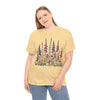 Wildflowers, Graphic T-Shirts for Women, Floral Shirt, Womens Short Sleeve, Ladies Graphic Tees #5124TTS