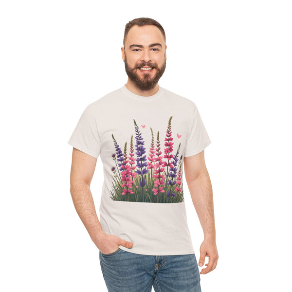 Wildflowers, Graphic T-Shirts for Women, Floral Shirt, Womens Short Sleeve, Ladies Graphic Tees #5119TTS