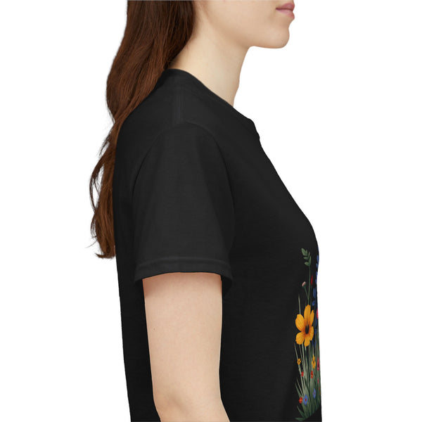 Wildflowers, Graphic T-Shirts for Women, Floral Shirt, Womens Short Sleeve, Ladies Graphic Tees #5117TTS