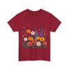 Wildflowers, Graphic T-Shirts for Women, Floral Shirt, Womens Short Sleeve, Ladies Graphic Tees #5111TTS