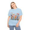 Wildflowers, Graphic T-Shirts for Women, Floral Shirt, Womens Short Sleeve, Ladies Graphic Tees #5105TTS