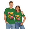 Wildflowers and Pink & Yellow Roses, Graphic T-Shirts for Women, Floral Shirt, Womens Short Sleeve, Ladies Graphic Tees #5146TTS