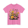 Wildflowers and Pink & Yellow Roses, Graphic T-Shirts for Women, Floral Shirt, Womens Short Sleeve, Ladies Graphic Tees #5150TTS