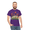 Wildflowers and Orange Roses, Graphic T-Shirts for Women, Floral Shirt, Womens Short Sleeve, Ladies Graphic Tees #5047TTS