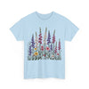 Wildflowers, Graphic T-Shirts for Women, Floral Shirt, Womens Short Sleeve, Ladies Graphic Tees #5124TTS