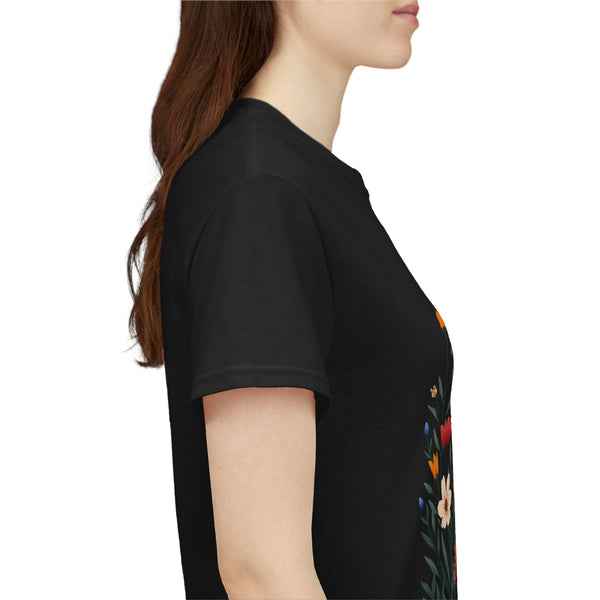 Wildflowers, Graphic T-Shirts for Women, Floral Shirt, Womens Short Sleeve, Ladies Graphic Tees #5111TTS