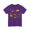 Wildflowers and Yellow Roses, Graphic T-Shirts for Women, Floral Shirt, Womens Short Sleeve, Ladies Graphic Tees #5011TTS