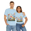Wildflowers, Graphic T-Shirts for Women, Floral Shirt, Womens Short Sleeve, Ladies Graphic Tees #5108TTS