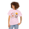 Wildflowers and a Yellow Rose, Graphic T-Shirts for Women, Floral Shirt, Womens Short Sleeve, Ladies Graphic Tees #5010TTS