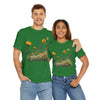 Wildflowers and Yellow Roses, Graphic T-Shirts for Women, Floral Shirt, Womens Short Sleeve, Ladies Graphic Tees #5028TTS