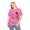 Wildflowers and a Red Rose, Graphic T-Shirts for Women, Floral Shirt, Womens Short Sleeve, Ladies Graphic Tees #5006TTS
