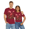 Wildflowers and Pink Roses, Graphic T-Shirts for Women, Floral Shirt, Womens Short Sleeve, Ladies Graphic Tees #5022TTS