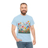 Wildflowers, Graphic T-Shirts for Women, Floral Shirt, Womens Short Sleeve, Ladies Graphic Tees #5108TTS