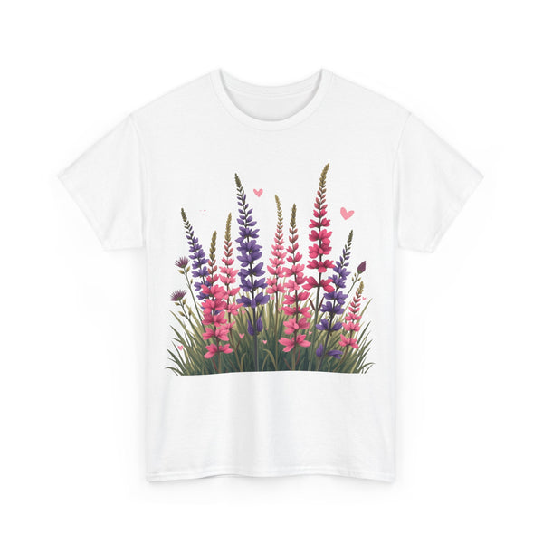 Wildflowers, Graphic T-Shirts for Women, Floral Shirt, Womens Short Sleeve, Ladies Graphic Tees #5119TTS