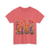 Wildflowers, Graphic T-Shirts for Women, Floral Shirt, Womens Short Sleeve, Ladies Graphic Tees #5105TTS