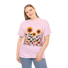 Sunflowers & Wildflowers, Graphic T-Shirts for Women, Floral Shirt, Womens Short Sleeve, Ladies Graphic Tees #5154TTS
