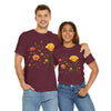 Wildflowers and a Yellow Rose, Graphic T-Shirts for Women, Floral Shirt, Womens Short Sleeve, Ladies Graphic Tees #5010TTS