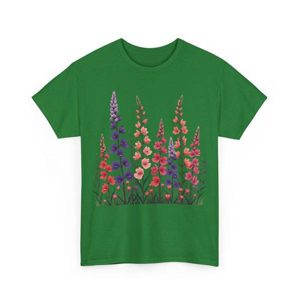 Wildflowers, Graphic T-Shirts for Women, Floral Shirt, Womens Short Sleeve, Ladies Graphic Tees #5118TTS