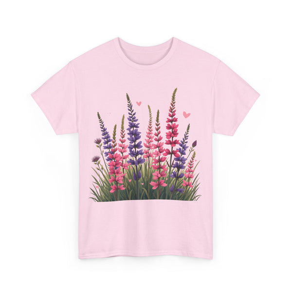 Wildflowers, Graphic T-Shirts for Women, Floral Shirt, Womens Short Sleeve, Ladies Graphic Tees #5119TTS
