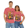 Wildflowers and Pink & Yellow Roses, Graphic T-Shirts for Women, Floral Shirt, Womens Short Sleeve, Ladies Graphic Tees #5150TTS